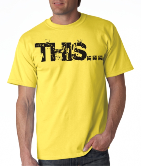 This is what a pastor looks like design on a yellow shirt